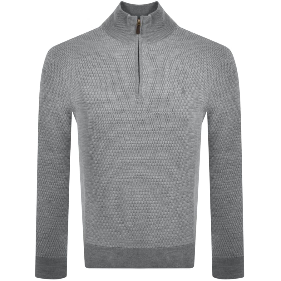 Ralph Lauren Knit Jumper Grey Mainline Menswear Denmark